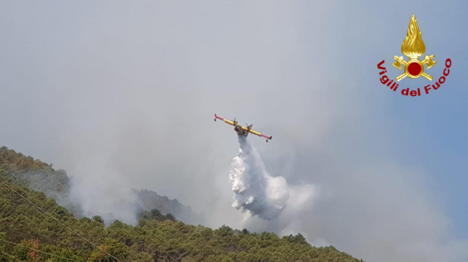 Incendi boschivi, oggi 25 richieste d'intervento aereo