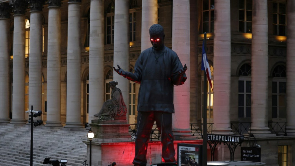 Giant statue of rapper Kid Cudi appears in Paris