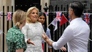 Jill Biden à un déjeuner post-couronnement à Downing Street