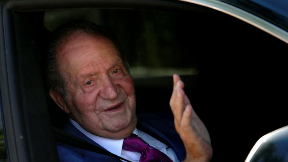 Spain's ex-king visits son in Madrid for first time in two years