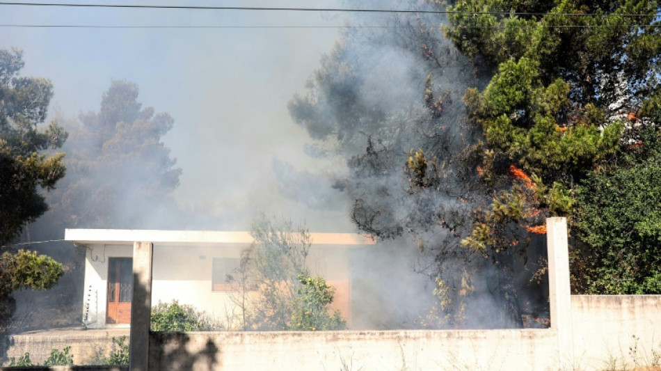 Preocupa el incendio que arrasa una zona al norte de Atenas