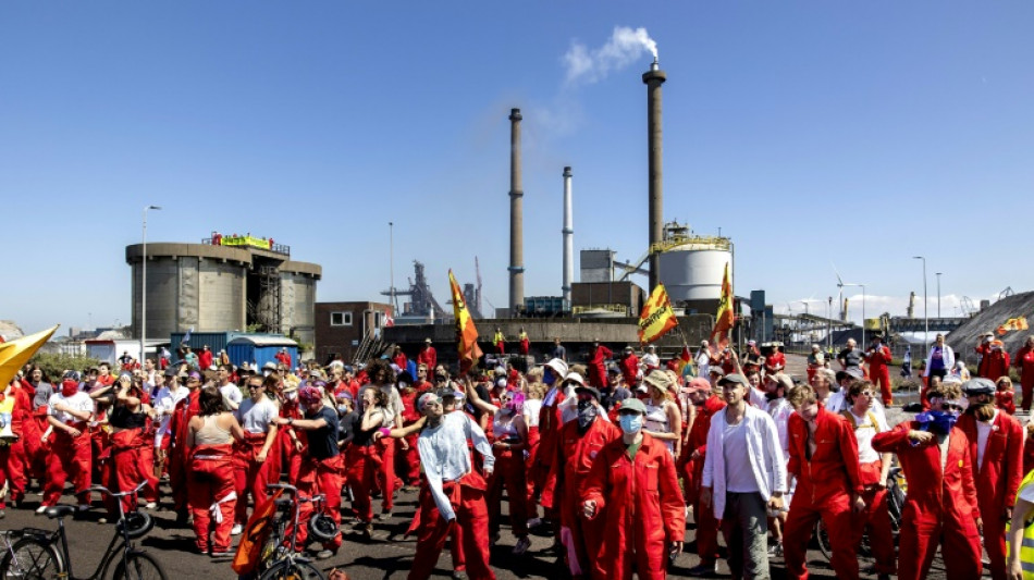 Une usine Tata Steel aux Pays-Bas investie par des manifestants écologistes