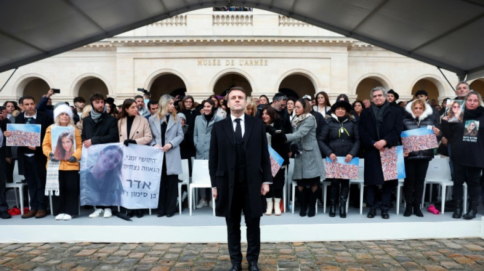 Macron nennt Hamas-Angriff "größtes antisemitisches Massaker unseres Jahrhunderts"