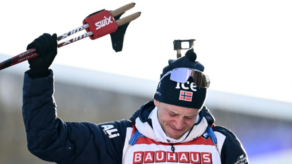 Biathlon: une victoire à Anterselva et des larmes, Tarjei Boe prépare ses adieux