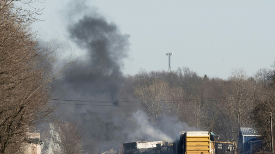 Residents near toxic US train derailment told water 'safe' to drink