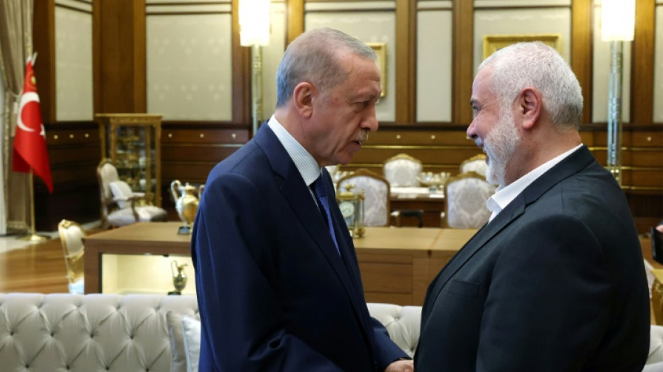 Türkischer Präsident Erdogan mit Hamas-Chef Hanija zusammengetroffen