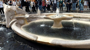 Climate activists turn landmark Rome fountain black