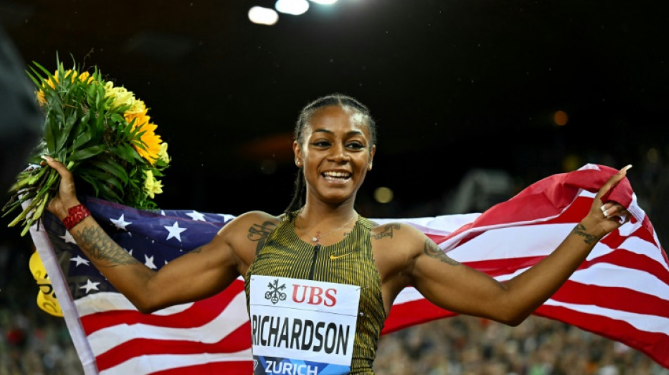 Richardson edges Alfred in Zurich 100m to avenge Olympic result