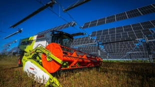 En Haute-Saône, une moissonneuse-batteuse sous un nuage photovoltaïque