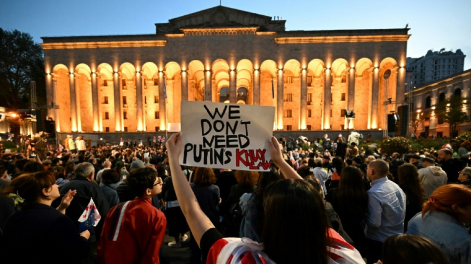 Georgiens Parlament billigt trotz Protesten in erster Lesung "russisches Gesetz"