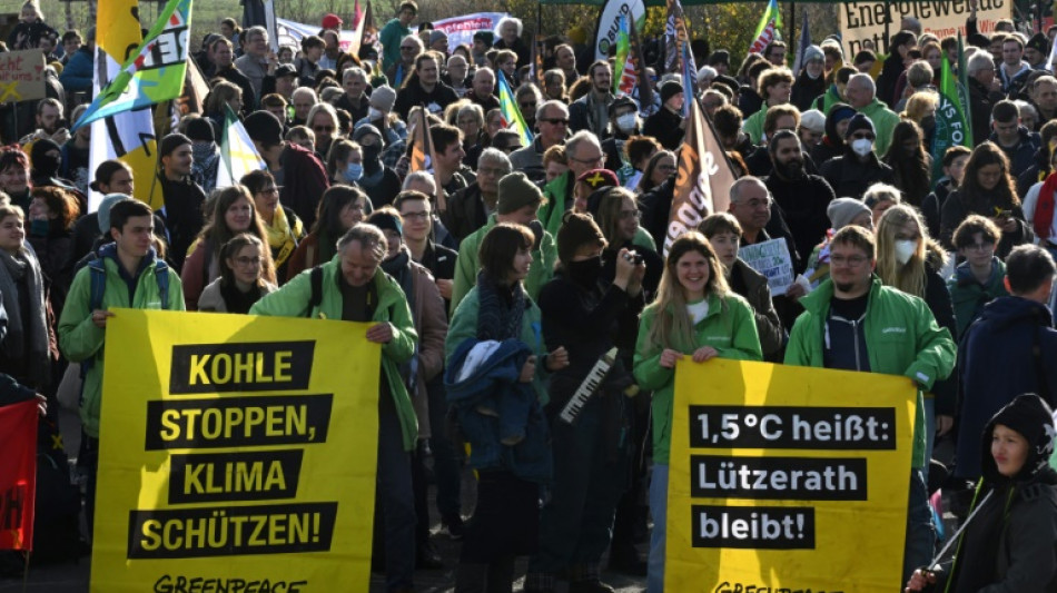 Contre l'extension d'une mine en Allemagne, des militants anti-charbon campent dans les arbres