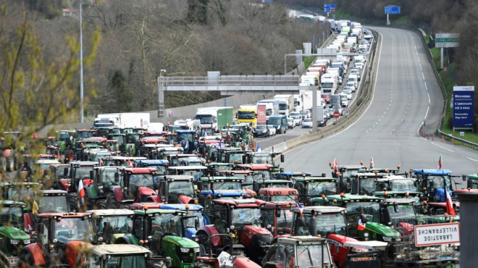 Européennes: les agriculteurs espagnols et français bloquent la frontière