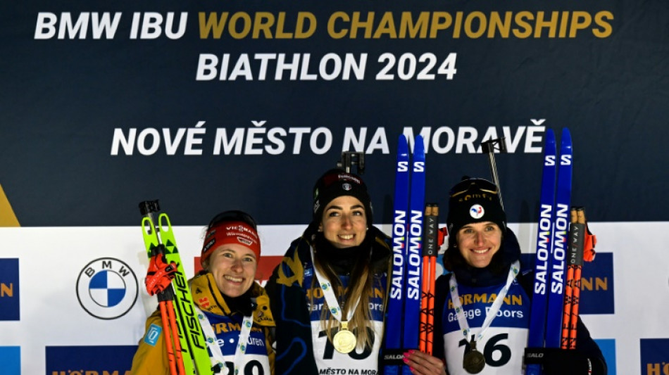 Mondiaux de biathlon: habituée à l'or, Julia Simon découvre le bronze sur l'individuel