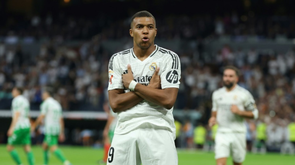 Mbappe scores first La Liga goals for Real Madrid