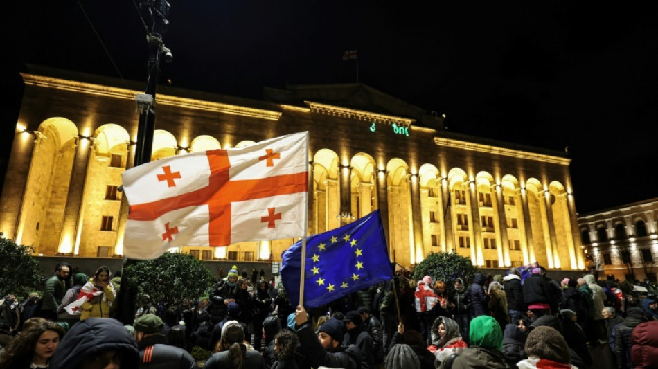 Crise en Géorgie: plus de 40 arrestations lors d'une manifestation pro-UE