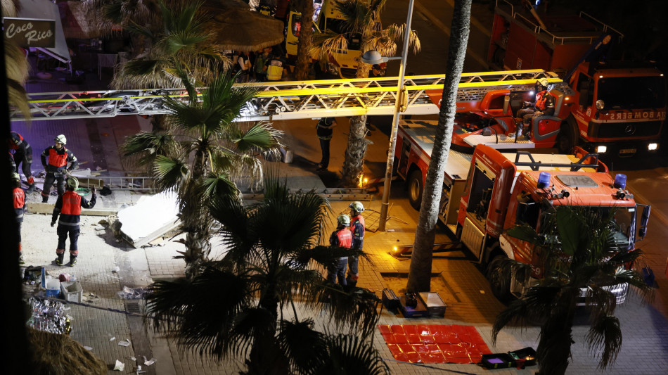 Sovraccarico su terrazza causa crollo in ristorante a Maiorca