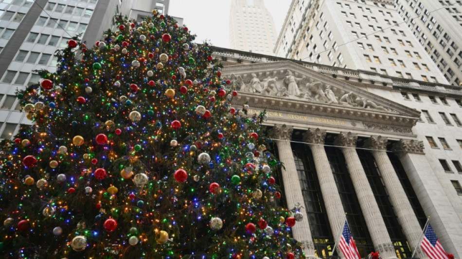 Wall Street termine en hausse à l'approche de la fin de l'année