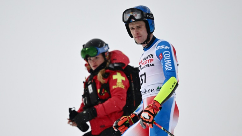 Ski: petite entorse "pas très grave" pour Noël après sa chute à Val d'Isère