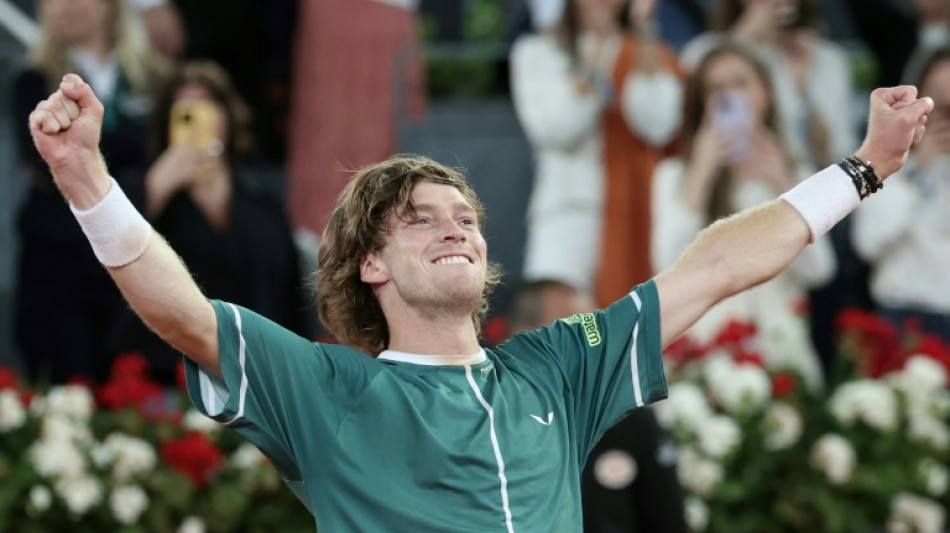 Tennis: à Madrid, Rublev retrouve le chemin de la victoire