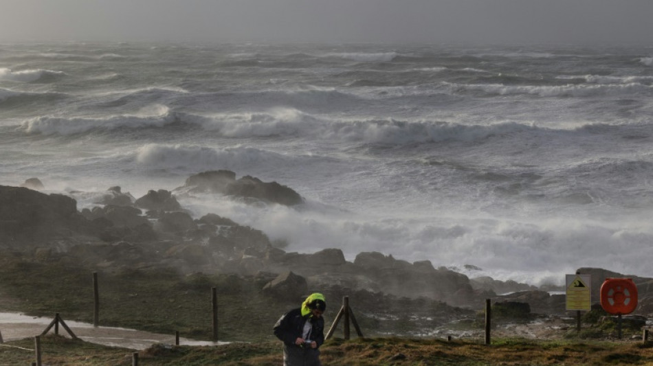 Tempête Darragh: 50.000 clients sans électricité en Bretagne et Normandie