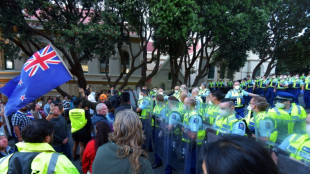 Riot police clash with New Zealand anti-vax protesters