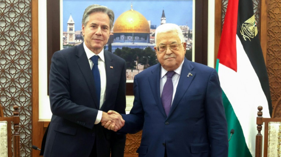 US-Außenminister Blinken trifft Palästinenserpräsident Abbas im Westjordanland