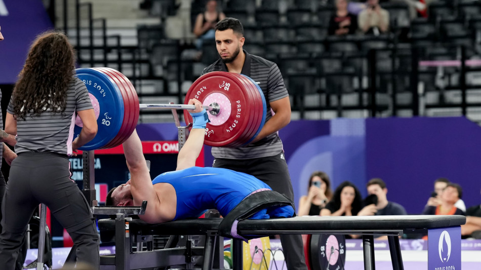 Parigi: sollevamento pesi 72 Kg, bronzo per Telesca