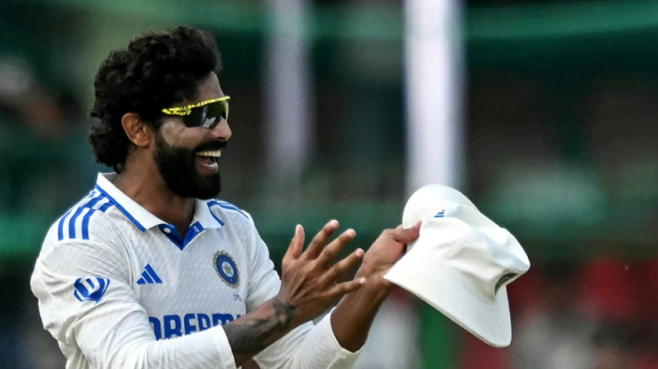  India's Jaiswal hits rapid fifty after Jadeja's 300th Test wicket 