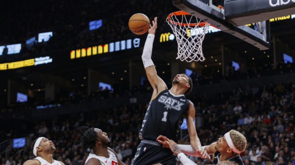 NBA: un triple-double rare pour Wembanyama, qui brille à Toronto