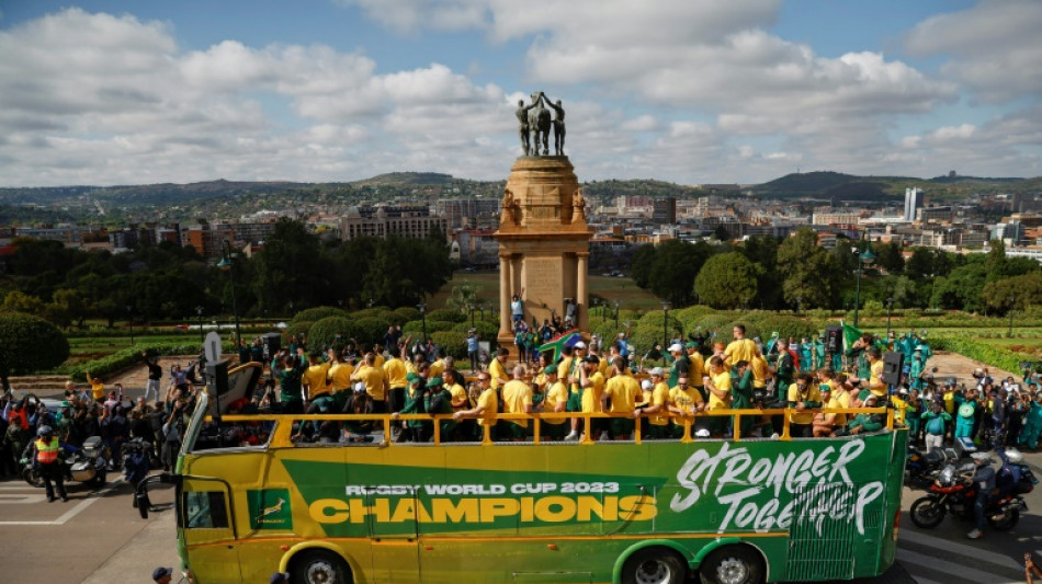 Springbok 'legends' start homecoming World Cup victory tour