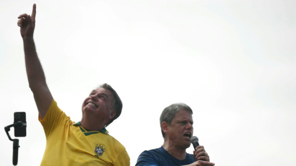 Thousands show support for coup-accused Bolsonaro at Rio rally