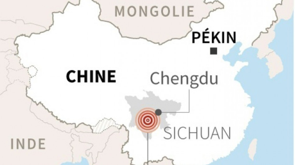 Au moins sept morts en Chine après un séisme de magnitude 6,6