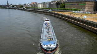 La poca cantidad de agua en el Rin limita el transporte fluvial