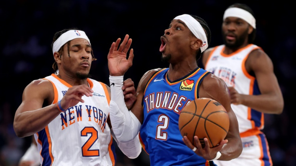 Shai sparks Thunder in Knicks rout, Kings stun Celtics