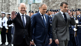 Scholz, Macron und Tusk beraten in Berlin über Ukraine-Hilfe 