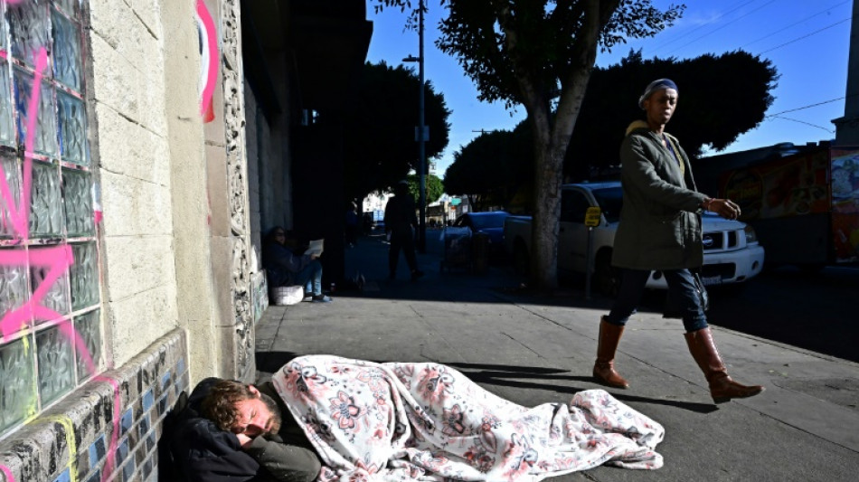 Desperation for the homeless on the streets of Los Angeles