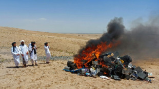 Taliban create bonfire of 'immoral' music equipment