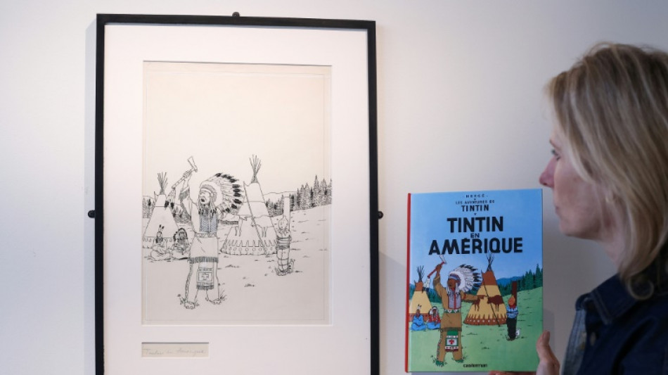 La couverture de "Tintin en Amérique" adjugée 2,16 millions d'euros