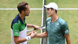 Medvedev fumes at coach during defeat to Hurkacz in Halle final