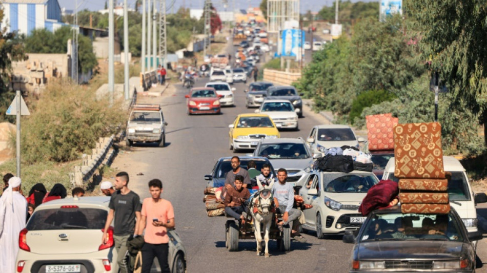 Tausende Palästinenser fliehen aus dem nördlichen Gazastreifen Richtung Süden