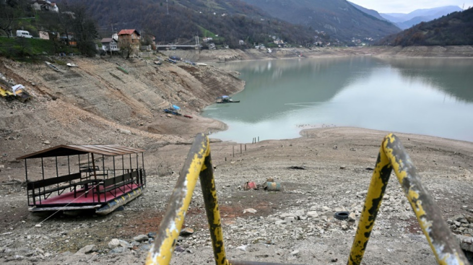 "Effrayant" : en Bosnie, un grand lac presque à sec après une année sans précipitations