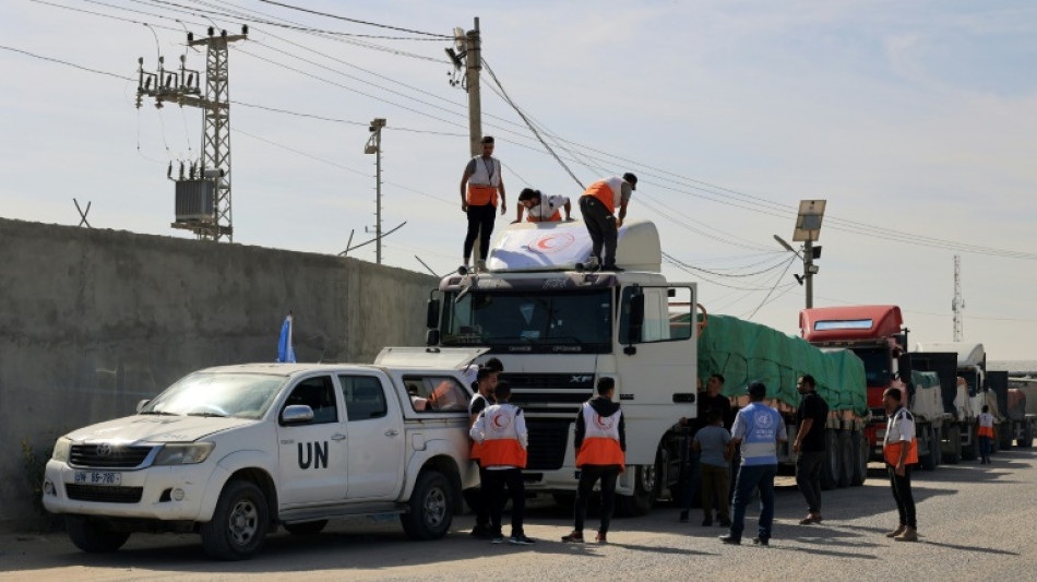 Erste Hilfslieferungen für Zivilbevölkerung im Gazastreifen eingetroffen