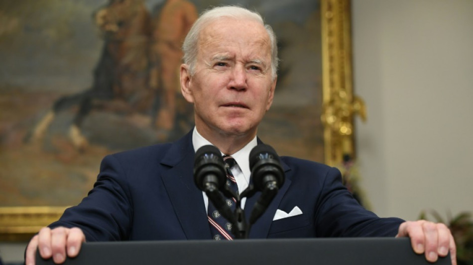 Biden says 'major terrorist' blew himself up in US raid