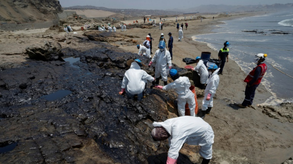  Peru beaches suffer oil spill blamed on waves from Tonga volcanic eruption 