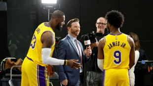 Family affair as LeBron, Bronny James make Lakers bow