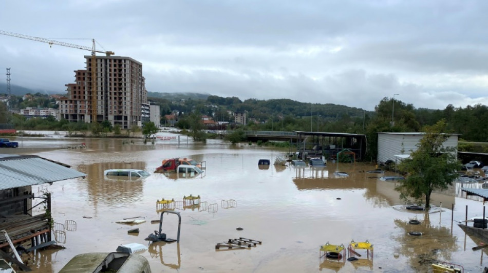 De fortes inondations frappent la Bosnie