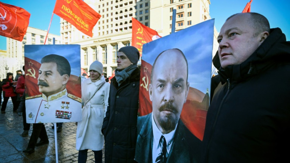 UdSSR-Nostalgiker begehen in Moskau Lenins 100. Todestag