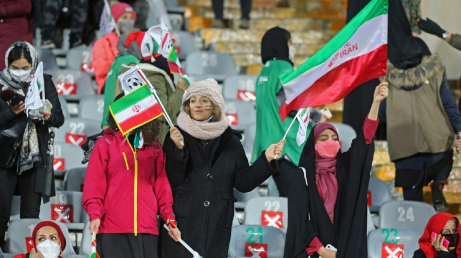 Women attend Iran-Iraq match in Tehran stadium