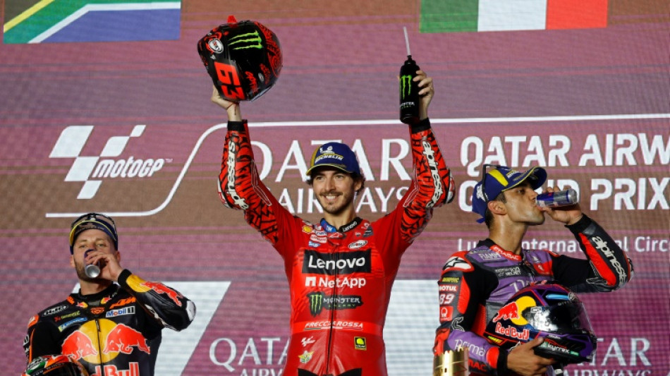 MotoGP: le champion du monde en titre Bagnaia remporte au Qatar le premier GP de la saison