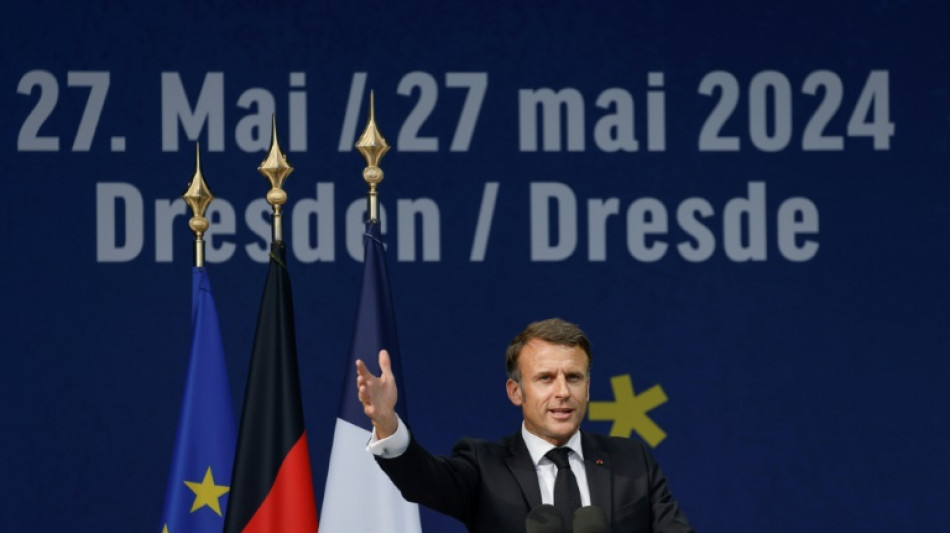 "Wir müssen aufwachen": Macron warnt in Dresden vor Rechtsextremismus in Europa